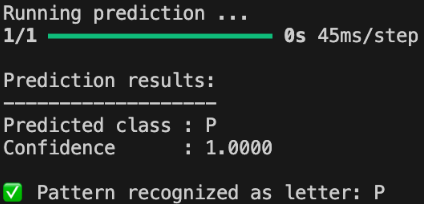 CNN Real-Time Prediction Output